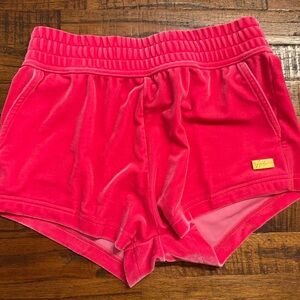 Andrew Christian Pink Velvet Shorts